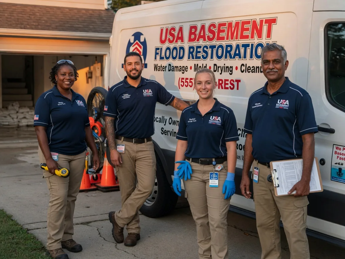 Basement Flood Cleanup company in Deforest, WI