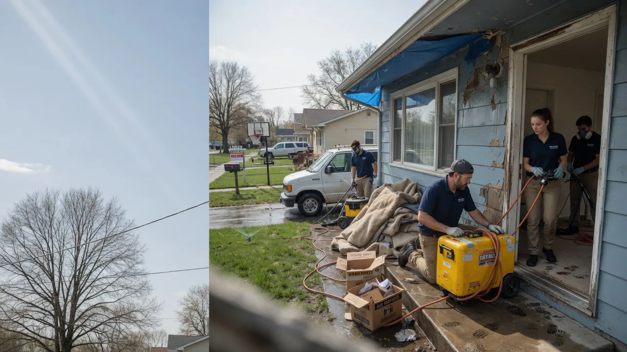 Basement Flood Cleanup in Deforest, WI near me